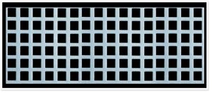 แผ่นเหล็กเจาะรู สี่เหลี่ยม