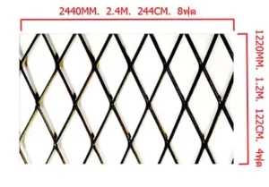 ตะแกรงเหล็กฉีก 4x8 ตะแกรงเหล็กฉีก 4x8